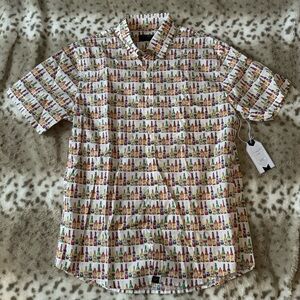 Multicolor Patterned Men's Shirt